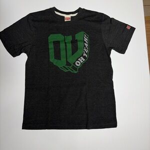 HOMAGE Black Tee with Green Graphic